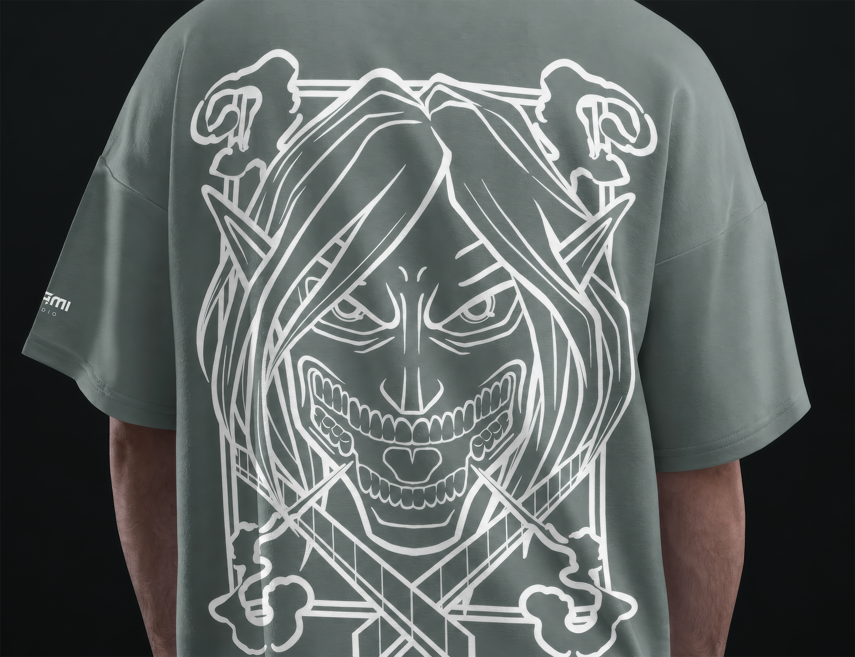 Attack Titan Premium Oversized T-Shirt